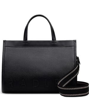 Radley Alba Place Small Leather Satchel - Black
