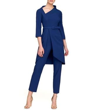 Kay Unger Perdita Jumpsuit - Blue