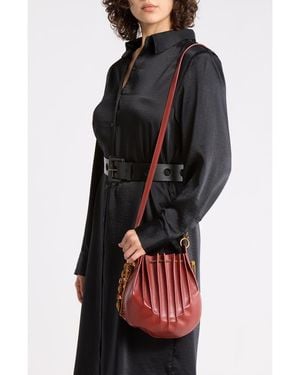 Steve Madden Briar Bucket Crossbody Bag - Red