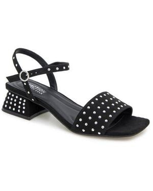 Kenneth Cole Buena Block Heel Sandal - Black