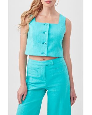 Trina Turk Refreshment Top - Blue