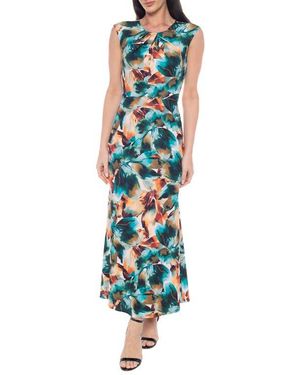 Marina Pleated Midi Dress - Green