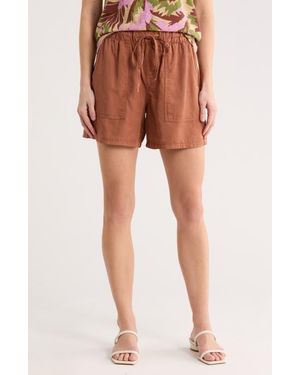 Sanctuary Pull-On Shorts - Brown
