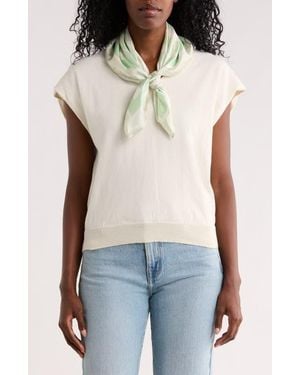 Nicole Miller V-Neck Sweater - Natural