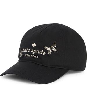 Kate Spade Butterfly Sky Baseball Cap - Black