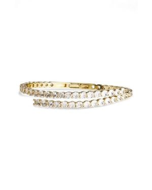 Nordstrom Rack Cubic Zirconia Bypass Bracelet - Multicolor