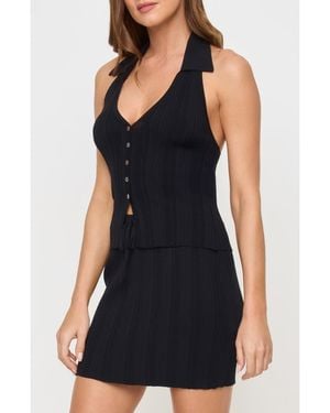 LSPACE Kasey Cover-Up Tank - Black