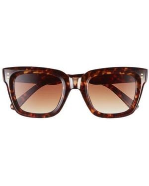 Vince Camuto 117Mm Square Sunglasses - Brown
