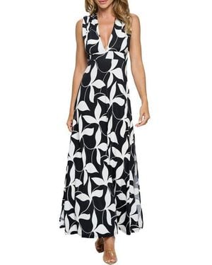 O.L. Open Back Maxi Dress - White