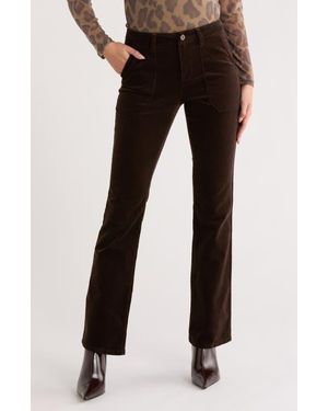 Sanctuary Braxton Corduroy Bootcut Pants - Black
