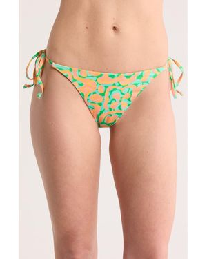 Dippin' Daisy's Mia Side Tie Bikini Bottoms - White