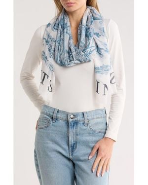 AllSaints Lita Oblong Scarf - Blue