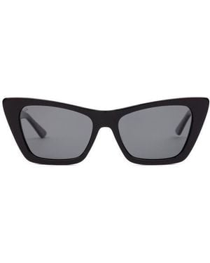 SITO Shades Wonderland 54Mm Polarized Cat Eye Sunglasses - Black