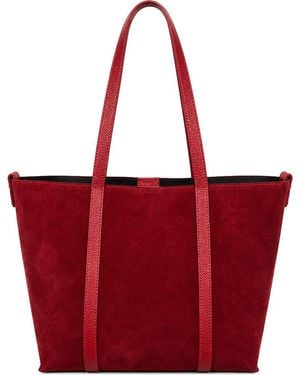 Persaman New York Emelie Suede Tote - Red