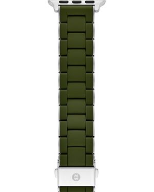 Michele Silicone Apple Watch Watchband - Green