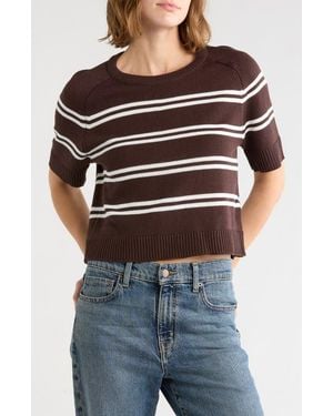 Vigoss Nautical Stripe Cotton Blend Sweater - Multicolor