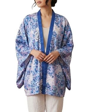 Saachi Garden Topper - Blue
