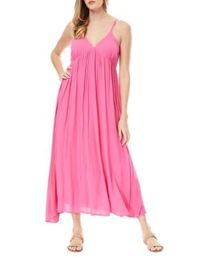 Love By Design Sasha Crinkle Maxi Dress - Pink