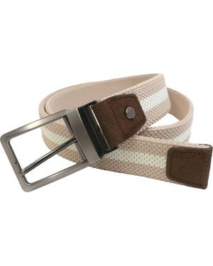 Boconi Reversible Stretch Woven Belt - Brown