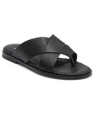 Eileen Fisher Kisto Fisherman Slide Sandal - Black