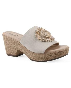 White Mountain Birkley Wedge Sandal - Multicolor