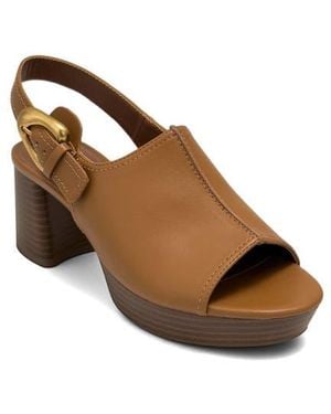 Aerosoles Chancey Platform Sandal - Brown
