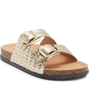 Top Moda Luca Slide Sandal - Metallic