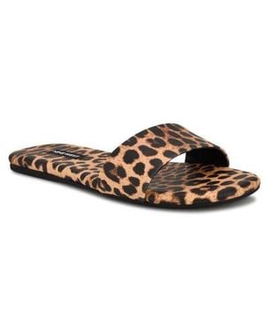 Nine West Lolipop Slide Sandal - Brown