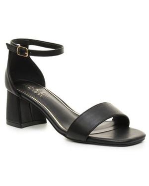 Nicole Miller Block Heel Sandal - Black