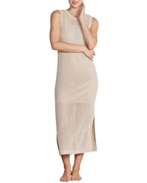 Barefoot Dreams Sun Bleached Cotton Beach Dress - Natural