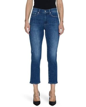 Pistola Monroe High Waist Crop Cigarette Jeans - Blue