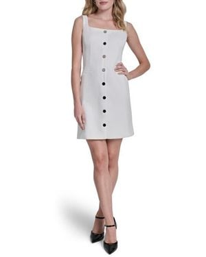 DKNY Sleeveless Minidress - Gray