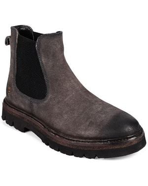 Roan Defy High Top Chelsea Boot - Brown