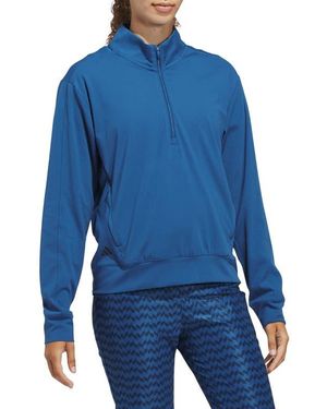 adidas Ultimate365 Half Zip Layering Top - Blue