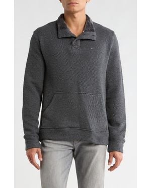 Quiksilver Hacci Faux Fur Lined Pullover - Gray
