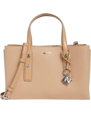 DKNY Marla Satchel Bag - Natural