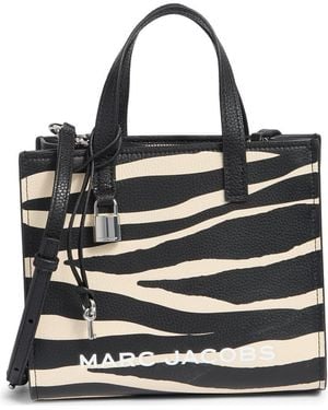 Marc Jacobs The Zebra Bold Mini Grind Satchel Bag - Black