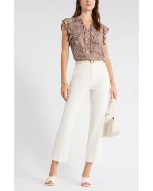 Nordstrom Rack Slim Fit Ankle Pants - White
