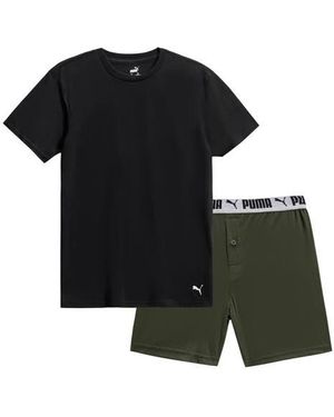 PUMA Boxer Pajamas - Black