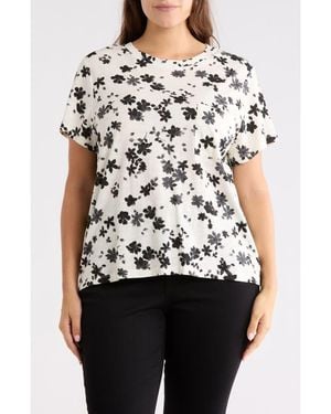 Sanctuary Cotton Blend Pocket T-Shirt - Multicolor