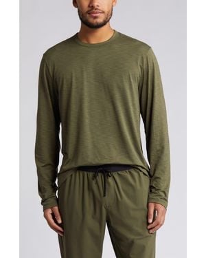 Zella Perform Train Long Sleeve T-Shirt - Green