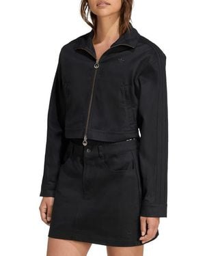 adidas Firebird Twill Track Top - Black