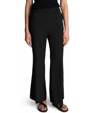Kenneth Cole Mid Rise Flare Pants - Black