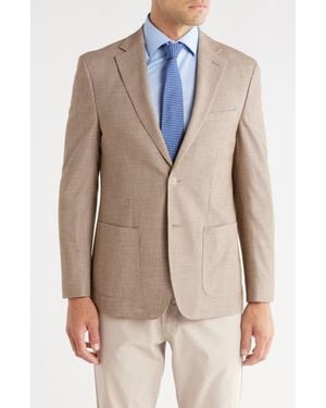 Calvin Klein Notch Lapel Sport Coat - Brown