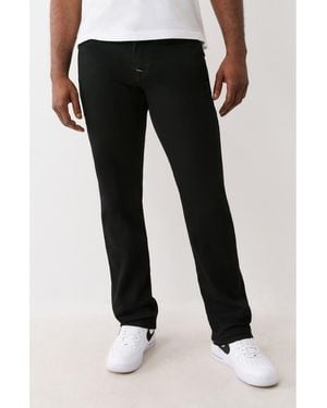 True Religion Ricky Flap Pocket Straight Leg Jeans - Black