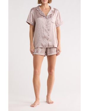 Tart Collections Dixie Satin Short Pajamas - Multicolor