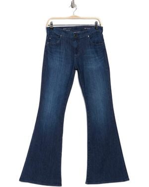 AG Jeans Angeline Mid Rise Flare Jeans - Blue