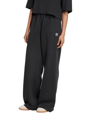 adidas Essentials Fleece Wide Leg Pants - Black