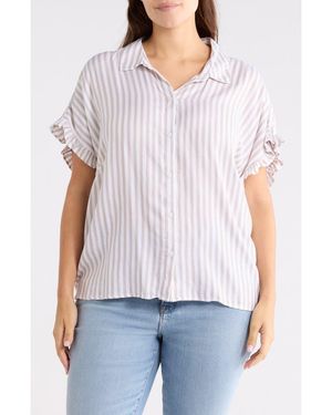 Beach Lunch Lounge Evony Stripe Top - Purple
