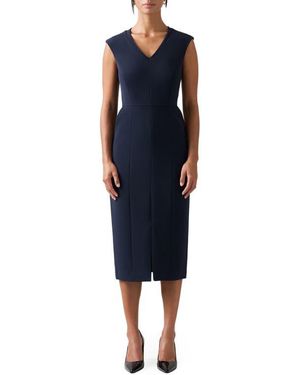 LK Bennett Audrey Sleeveless Sheath Dress - Blue
